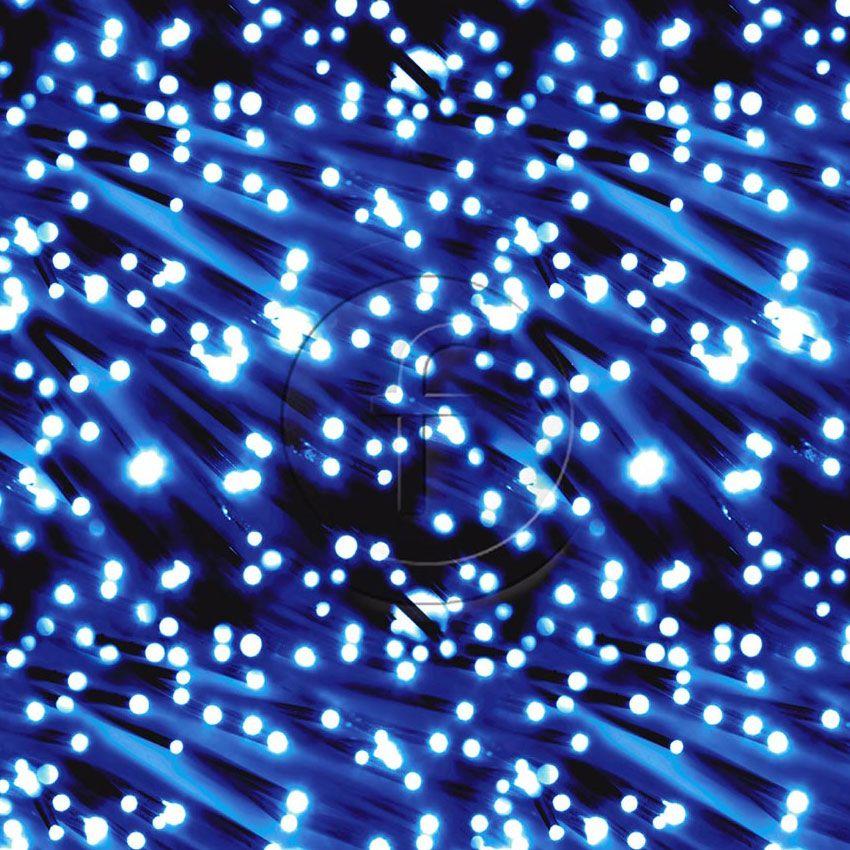 Fiber Optic Royal, Light Effects Printed Stretch Fabric: Blue