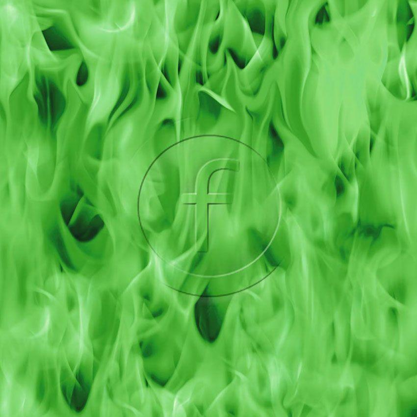Flare Acid, Photo Printed Stretch Fabric: Green