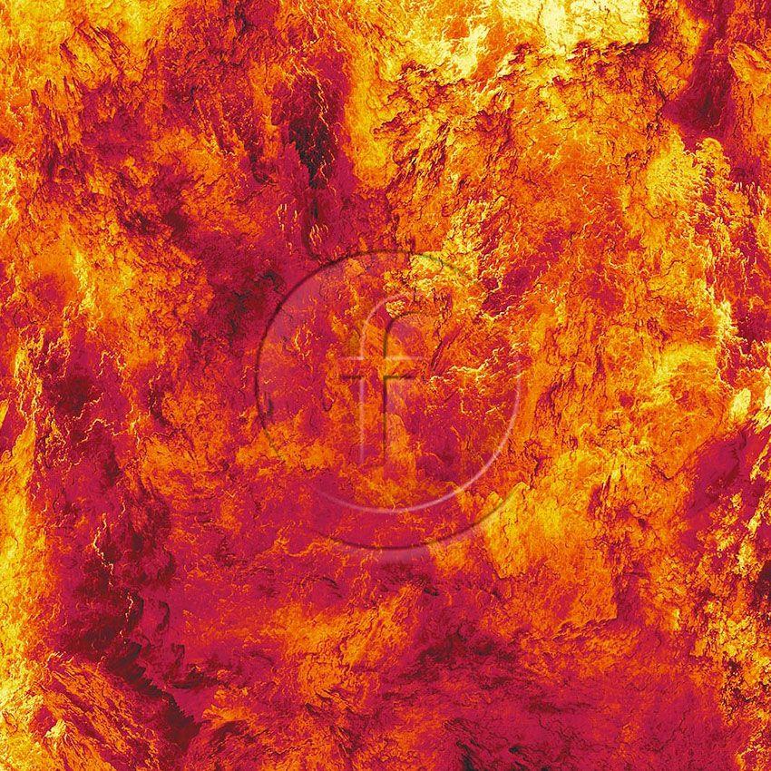 Pompeii Fire, Textured Scalable Stretch Fabric: Orange