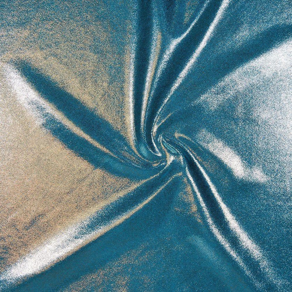 Atlantic Foil Effect Shine Stretch Fabric