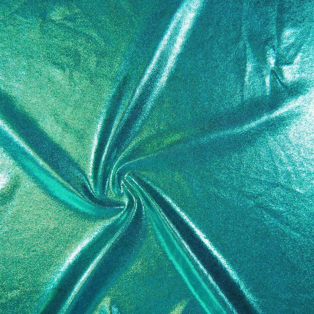 Maldive Foil Effect Shine Stretch Fabric