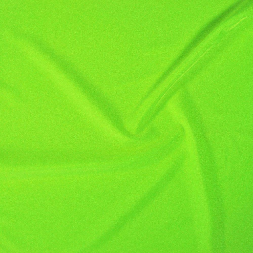 Shiny Nylon Stretch Lycra Flo Green