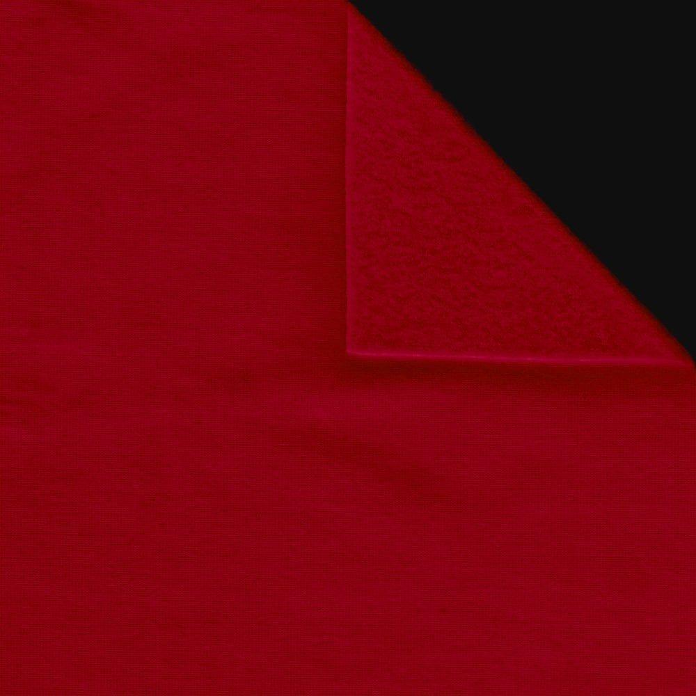 Thermo Stretch Fleece Fabric Red