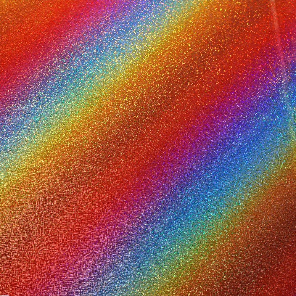 Cirrus Bias Rainbow On Hkm2007 Silver Hologram (Poly) Shine - Foiled Print