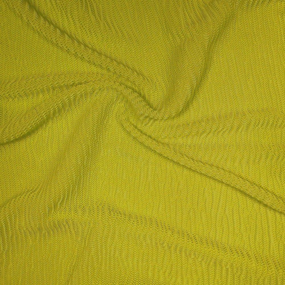 Ibiza Crinkle Stretch Fabric Lime