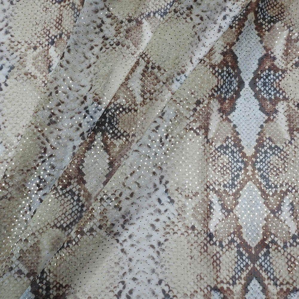 Naked Snake On Glint - Printed Foiled Net