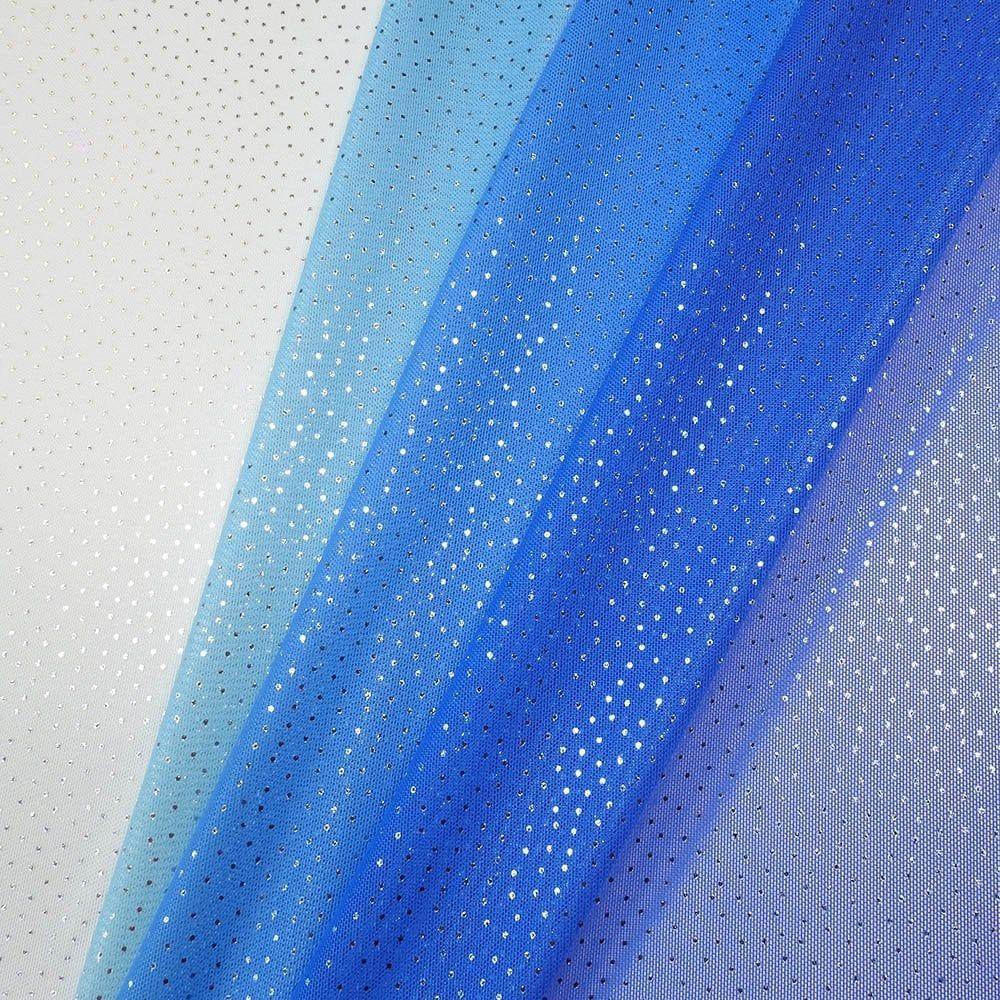 3 Mirror Shading Ocean On Glint - Printed Foiled Net