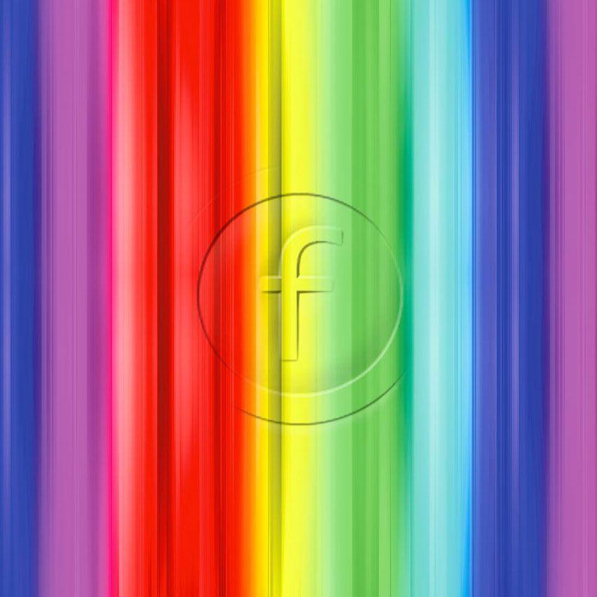 Rainbow Stripe - Printed Fabric