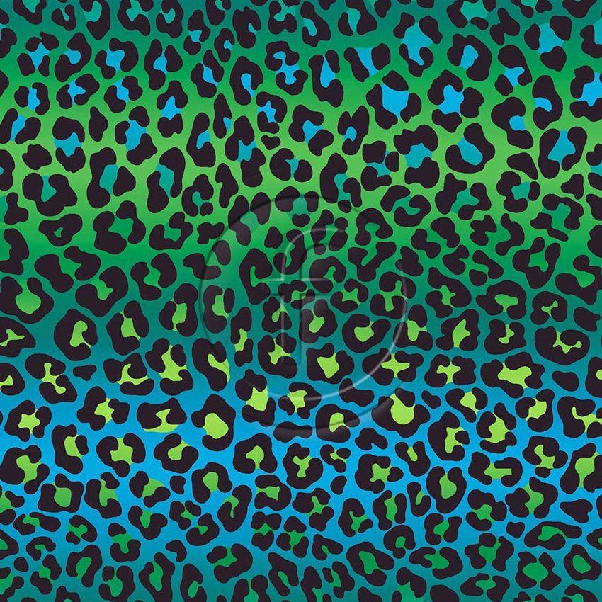Animal Ombre Green - Printed Fabric