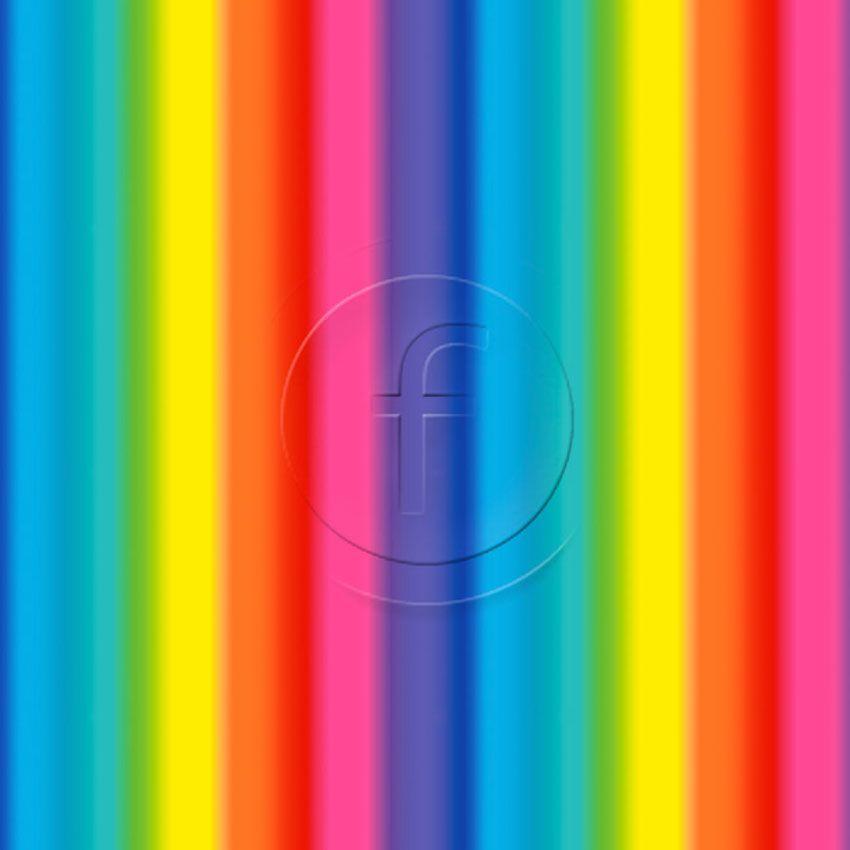 Rainbow Stripe Shading - Printed Fabric