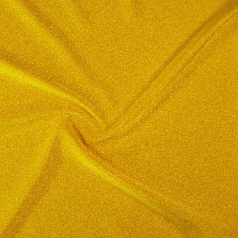 Sunshine Yellow Shiny Nylon Stretch Lycra - Custom Foiled