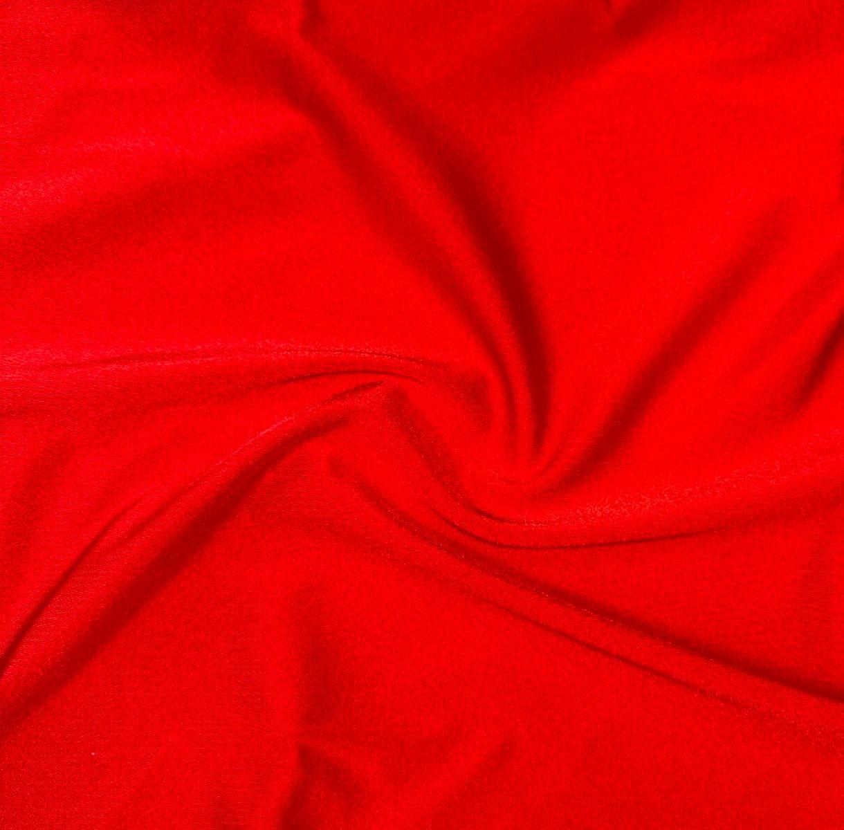 Shiny Nylon Stretch Lycra China Doll Red