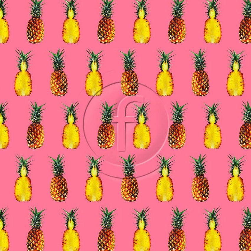 Pineapple Pink - Printed Fabric