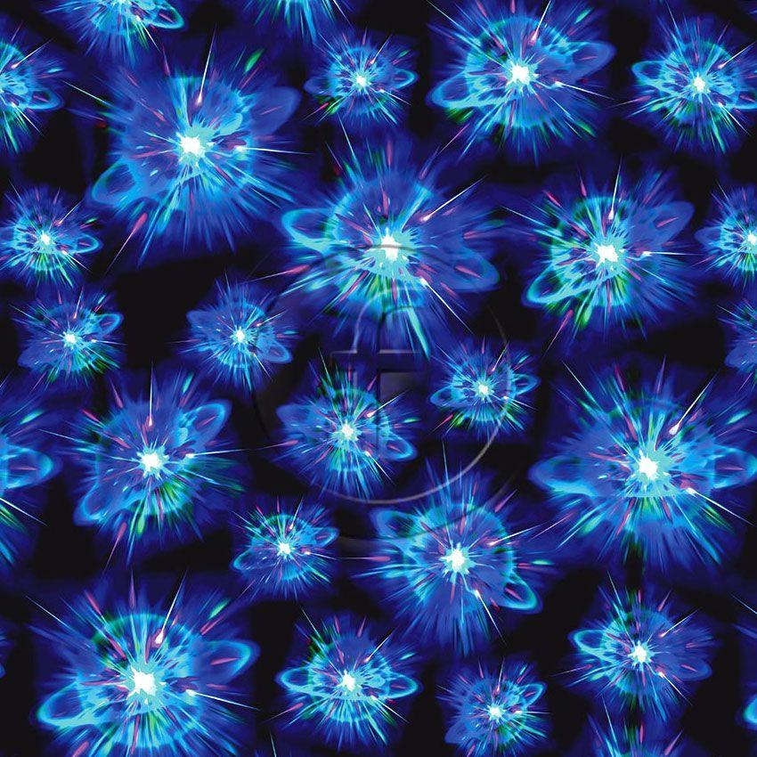 Nebular Blue - Printed Fabric