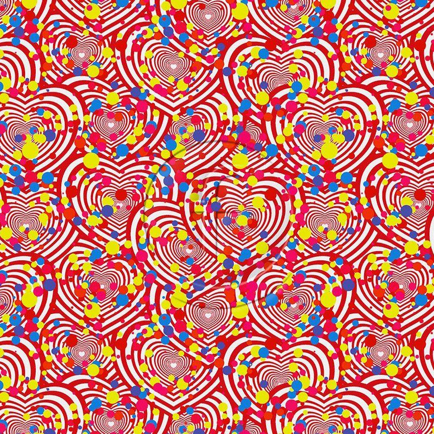 Candy Pop Red - Printed Fabric
