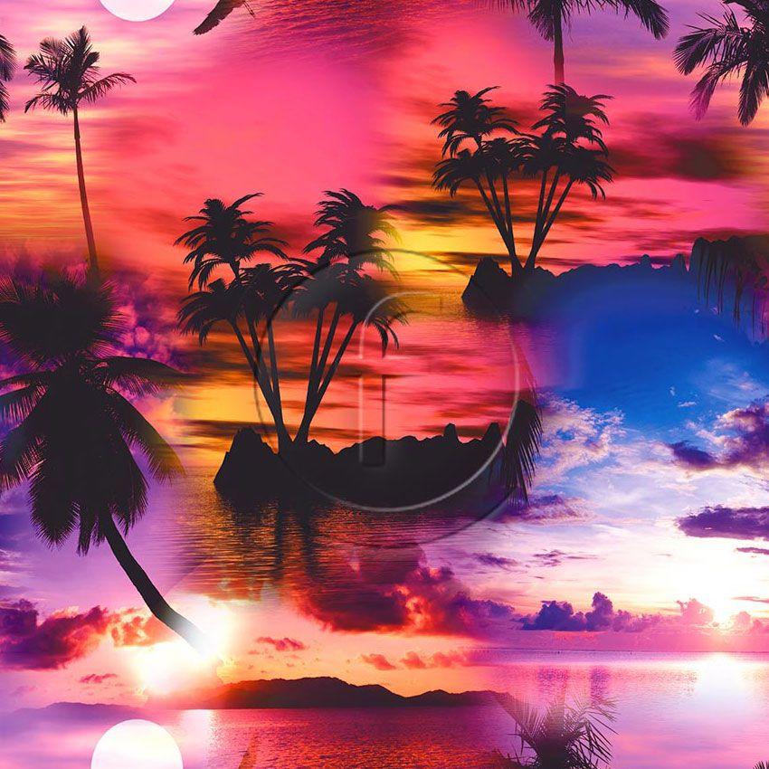 Tropical Sunset - Printed Fabric