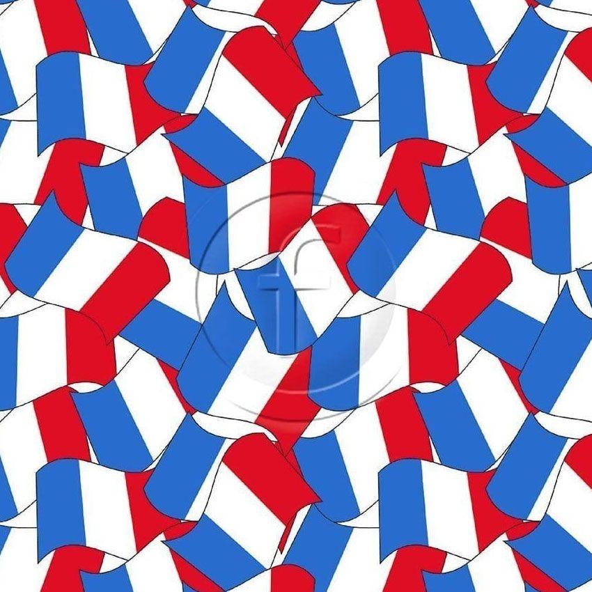 French Flag - Printed Fabric