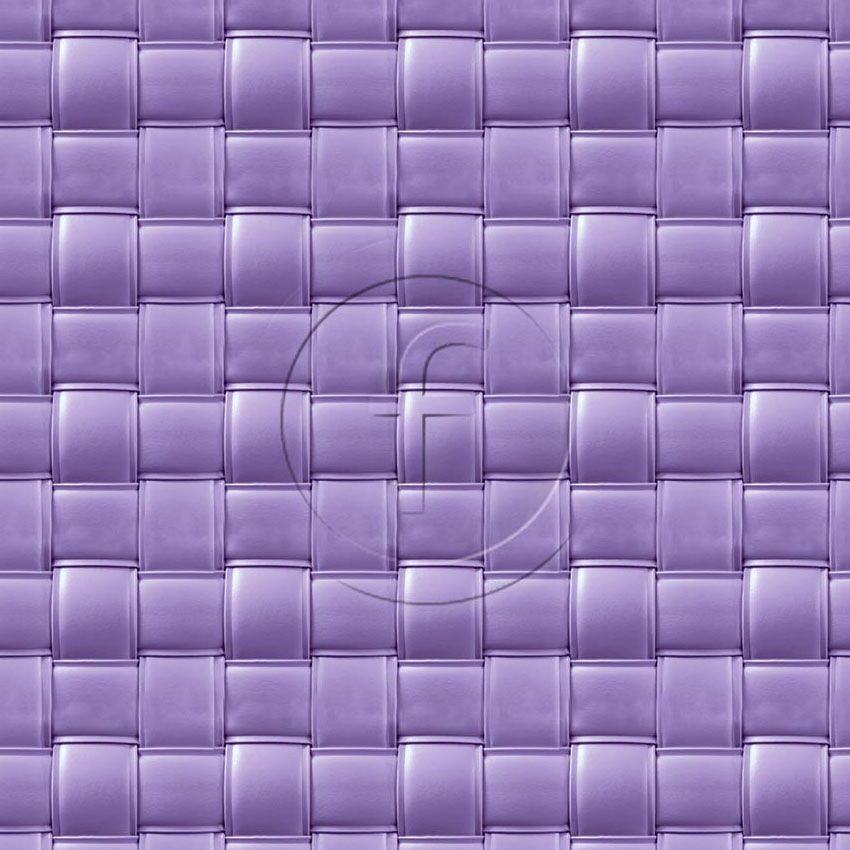 Woven Leather Lilac - Printed Fabric