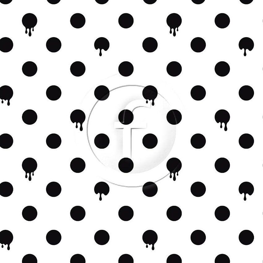 Polka Drip Dot - Printed Fabric