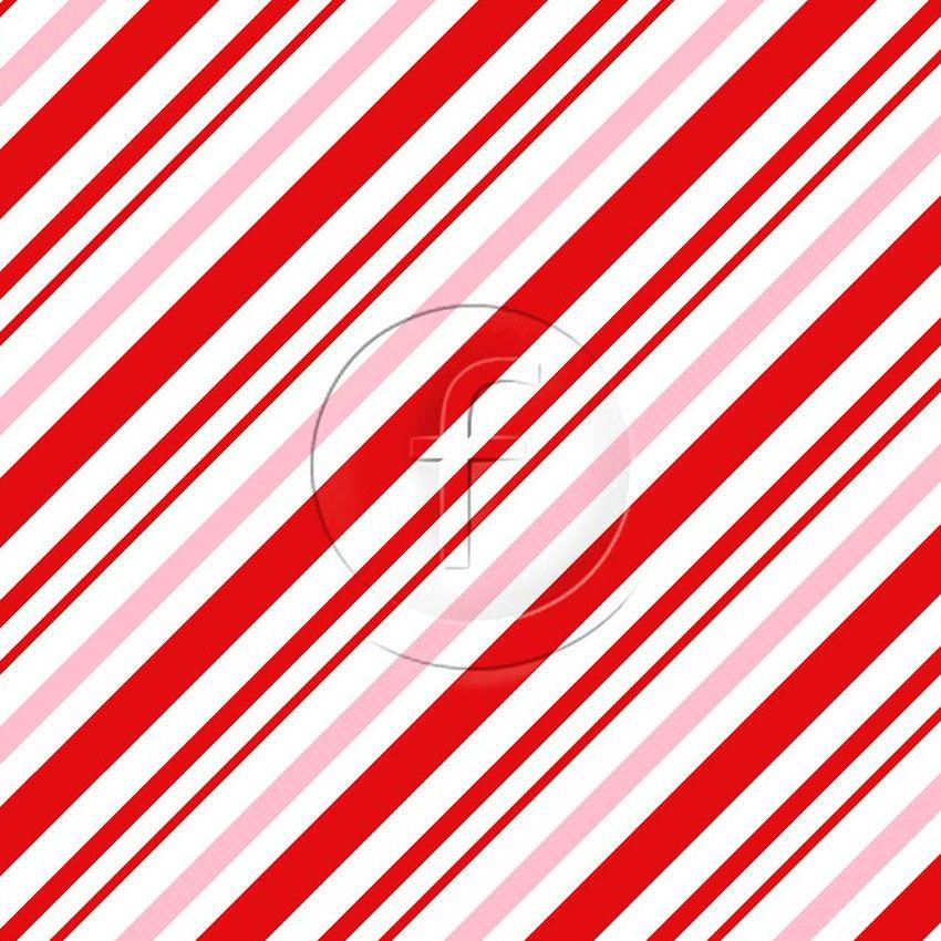 Candy Cane Stripe - Printed Fabric