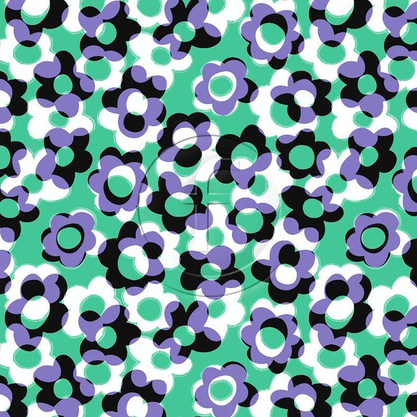 Pansy - Printed Stretch Fabric