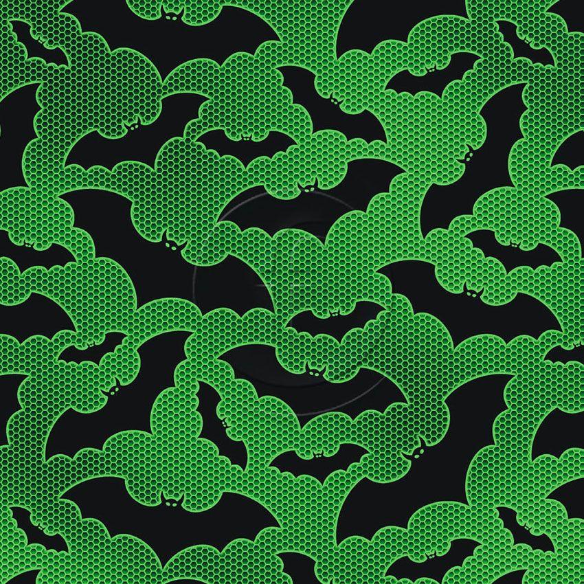 Dracula Green - Printed Fabric