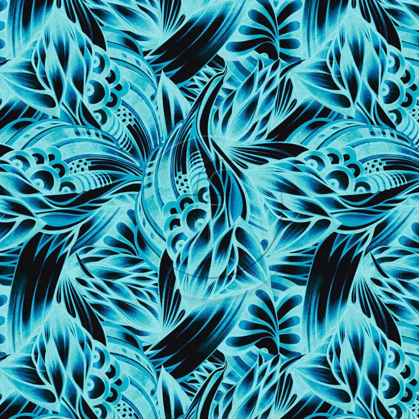 Zaire Aqua - Printed Fabric