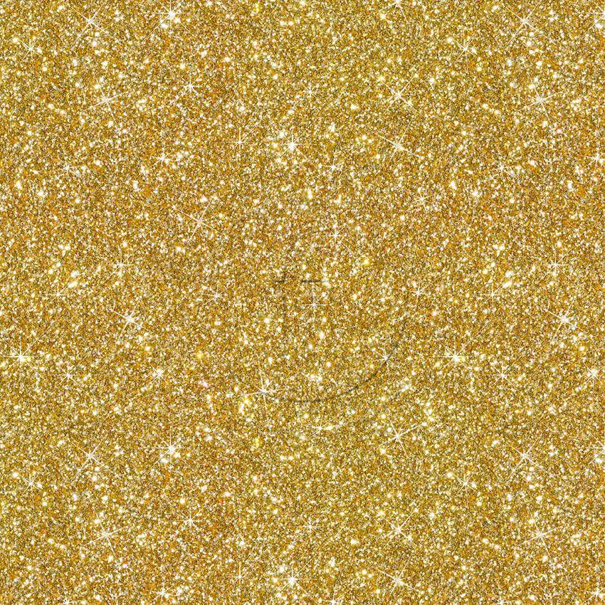 Printed Glitter Gold - Printed Fabric
