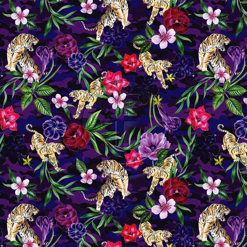 Tigress Uv - Printed Fabric