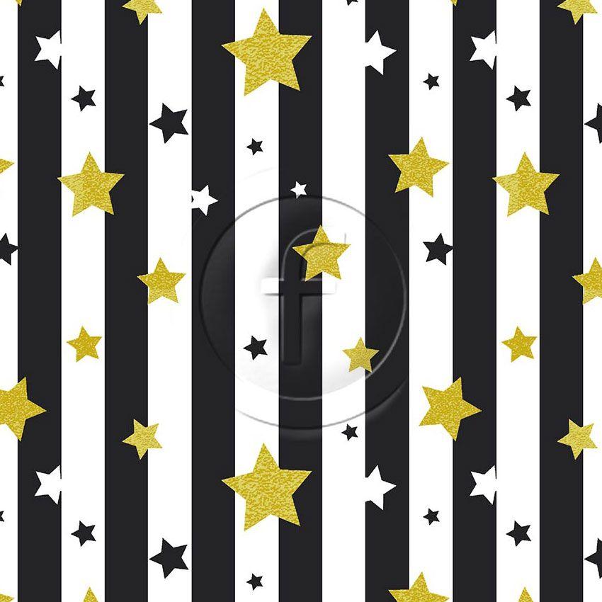 Star Stripe - Colourme - Patterned Custom Coloured & Scalable Stretch Fabric