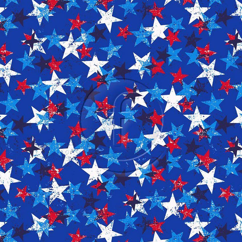 Textured Star - Printed Fabric