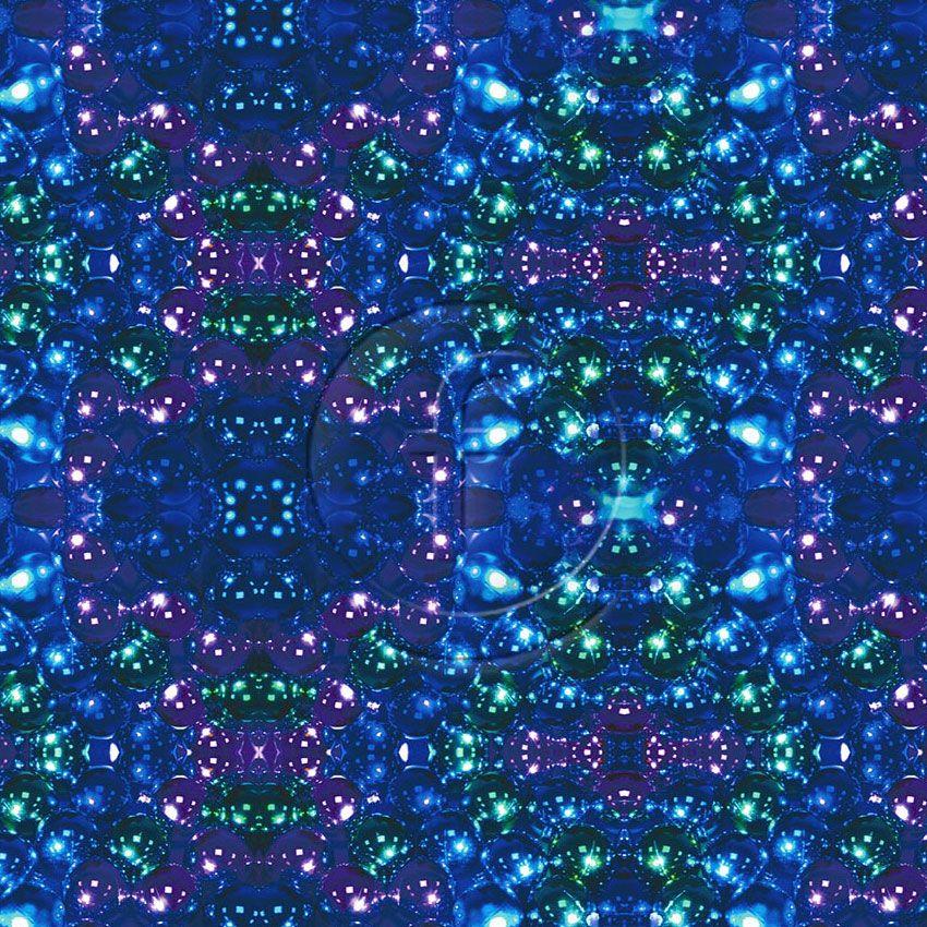 Baubles Blue - Printed Fabric