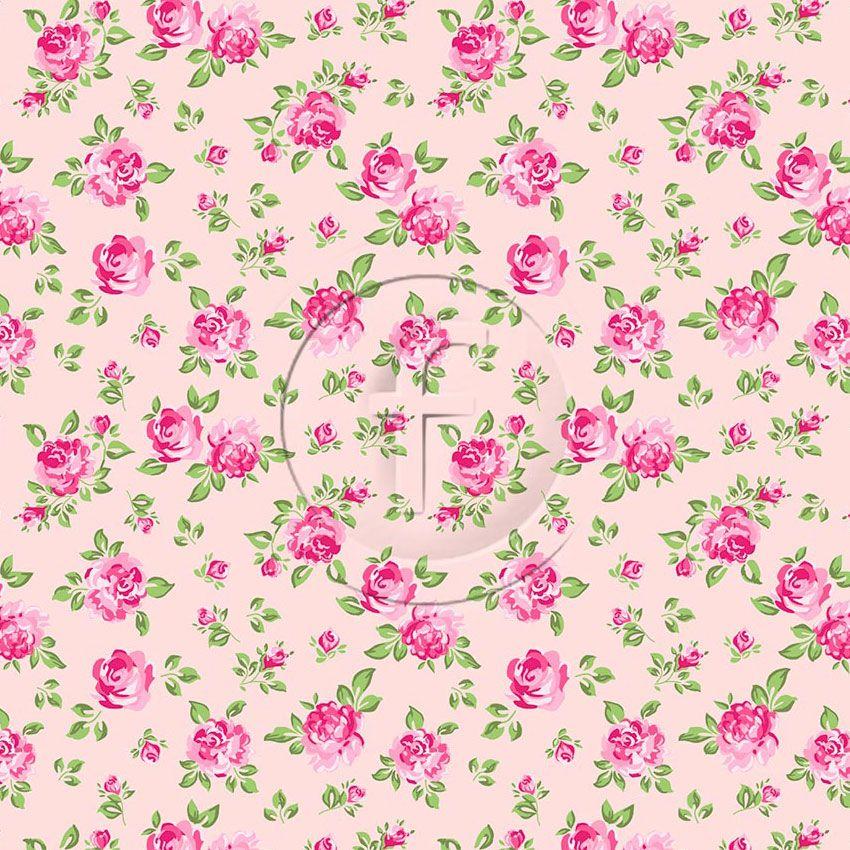 Cheshire Rose Pink - Printed Fabric